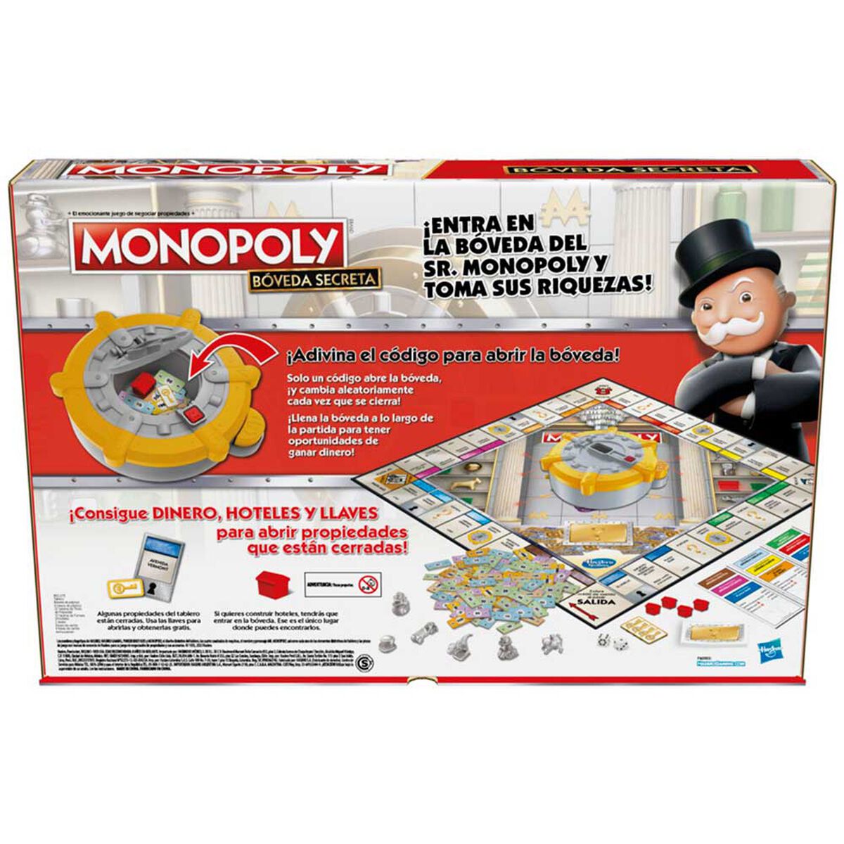 Juego De Mesa Monopoly Bóveda Secreta