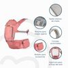 Porta Bebé con Arnés y  Asiento Cuidados Cadera Hip Seat Rosado Bebesit