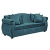Juego de Living Innovamuebles Azucena Sofá 3 Cuerpos + Dos Sillones 1 Cuerpo Petróleo 