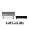 Base Latam Home 1 Plaza Zen Pro + Colchón Negro