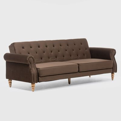 Futón Daniels EG2025BR 3 Cuerpos Café