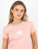 Polera Crop Con Estampado Mujer Icono