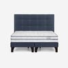 Cama Europea Rosen Base Dividida 2 Plazas Autonomy Sky + Respaldo