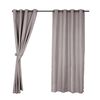 Set de Cortinas Blackout Mashini Regata Argolla 220 x 140 cm Taupe
