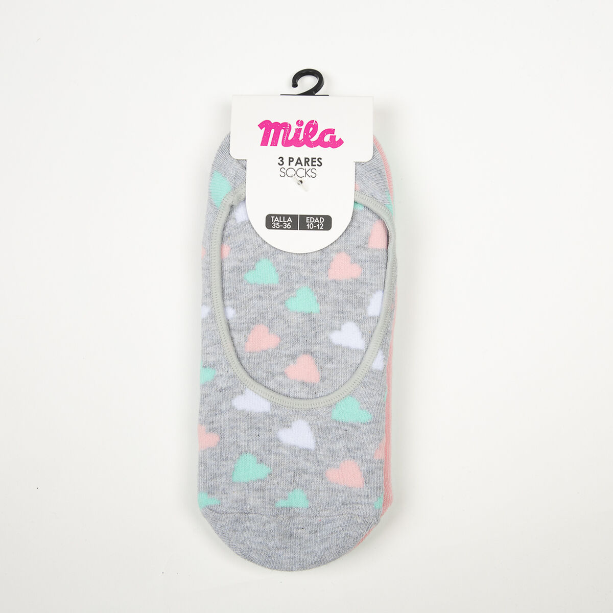 Pack 3 Calcetin Corto Niña Mila