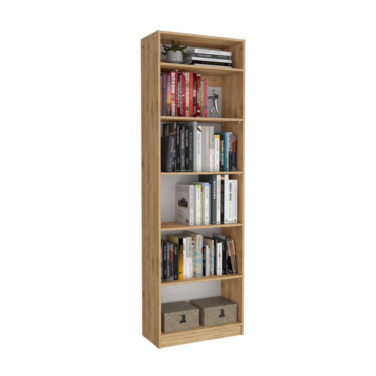 Estante 5 Repisas + Complemento TuHome Home Macadamia