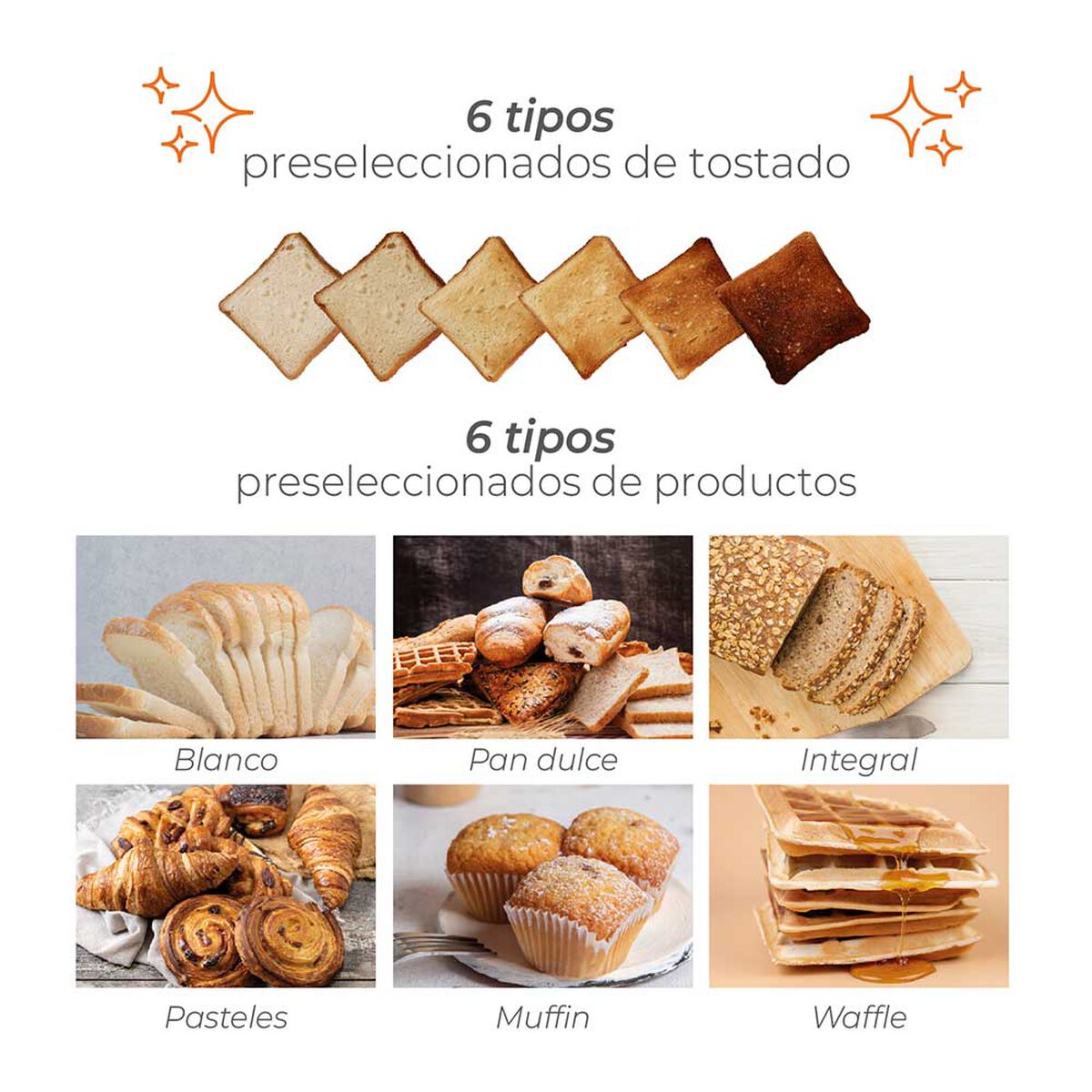 Tostador Kitchen-it Smart Toast 1250-1500W