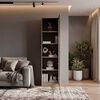 Vitrina Tuhome Home E6 1 Puerta Cartagena Wengue
