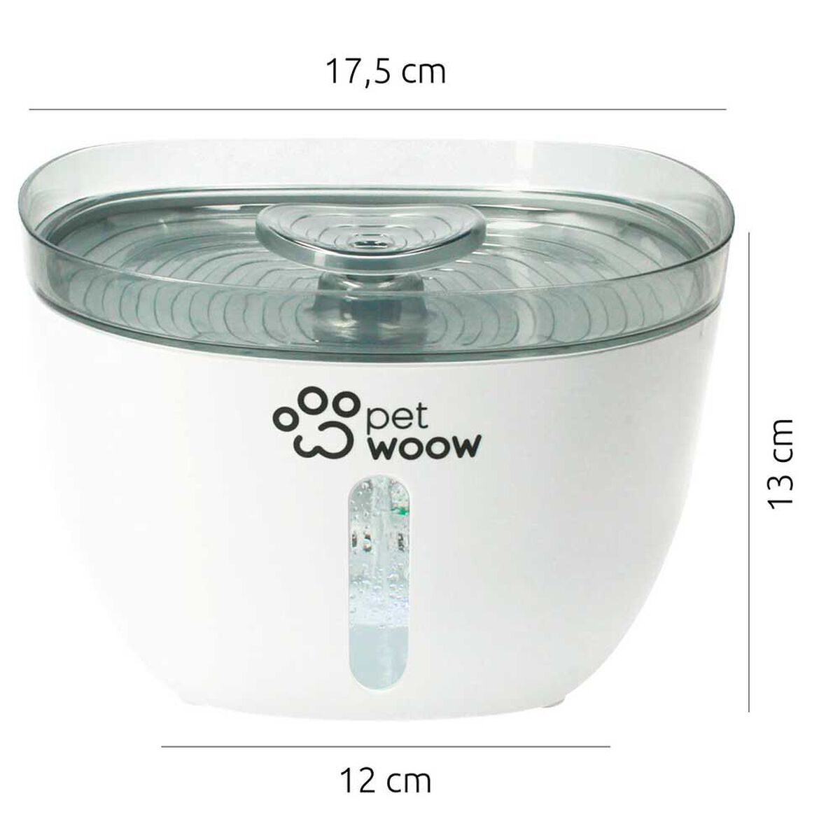 Dispensador de Agua para Mascotas PetWoow Blanco