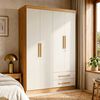 Closet Yardas Josefa 4 Puertas 2 Cajones Arena