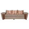 Juego de Living Ruzam Mobel Creta Sofá 3 Cuerpos + Dos Sillones 1 Cuerpo Lino Beige