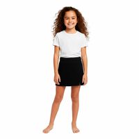 Falda Brillante Niña Mila Negro