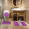 Set 3 Accesorios de Baño Modalfo Bañomi Morado