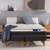 Cama Europea Flex 2 Plazas Nexus + Respaldo + 2 almohadas