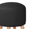 Pouf Latam Home Nantes PU Negro
