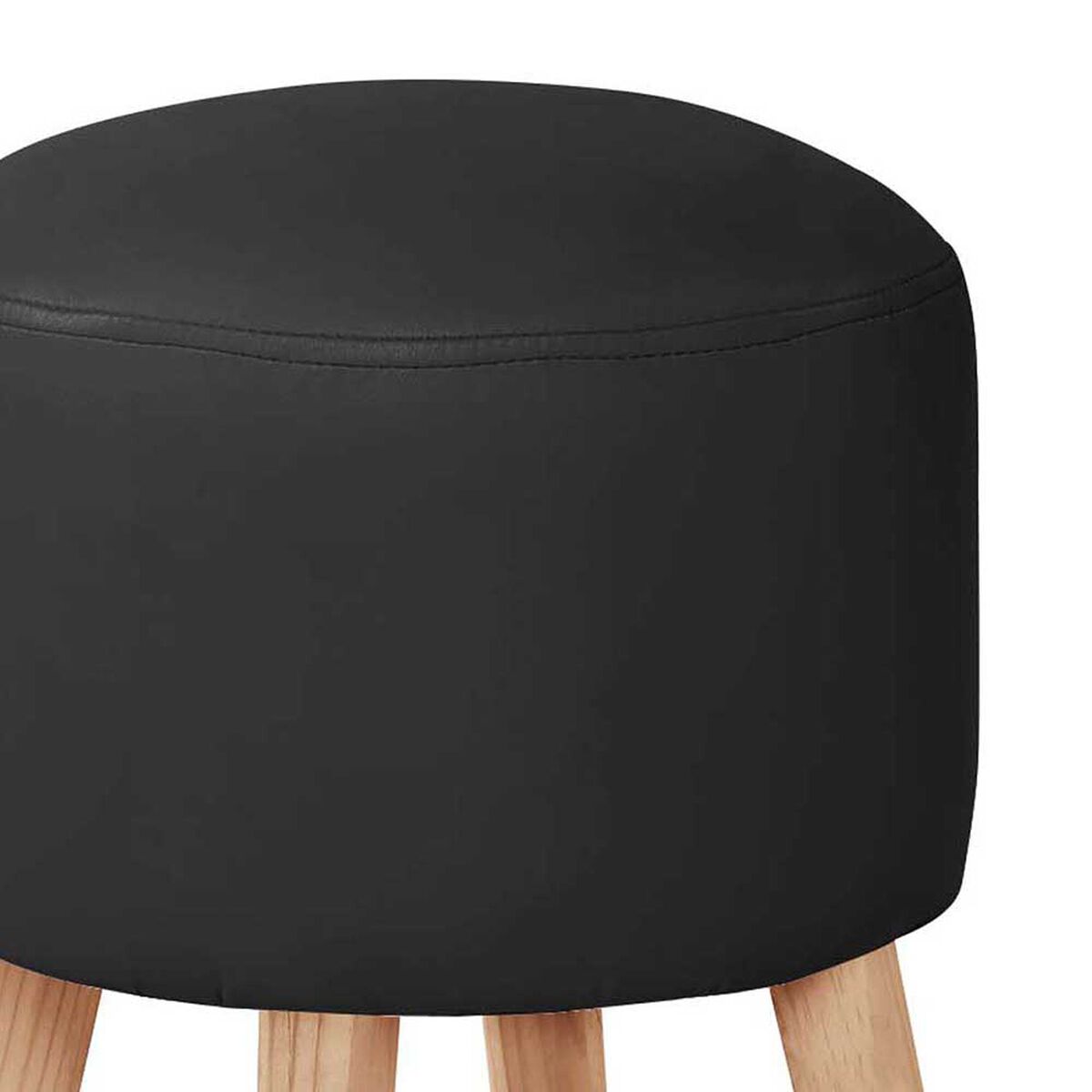 Pouf Latam Home Nantes PU Negro