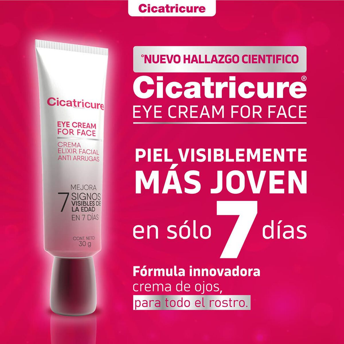 Crema Facial Eye Cream For Face Cicatricure 30 gr