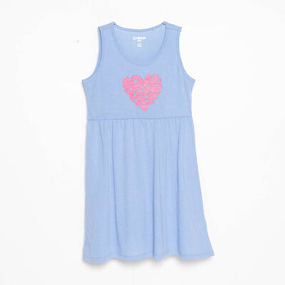 Vestido sin Manga Niña Chess
