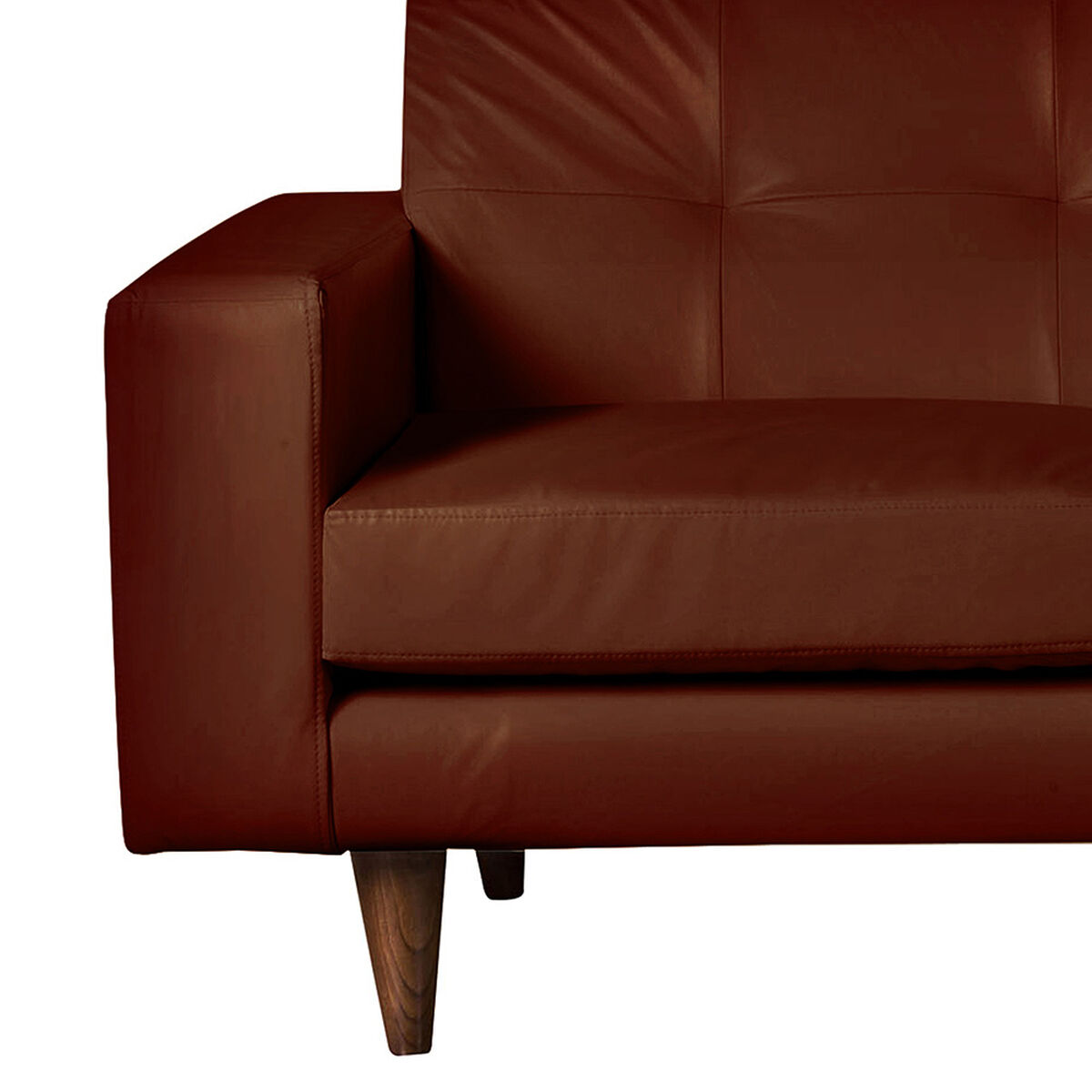 Sof&aacute; Seccional Derecho Latam Home Salerno 3 Cuerpos Chocolate