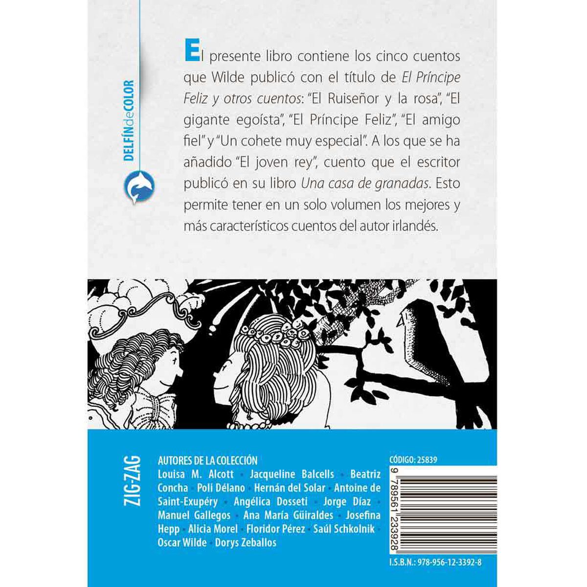 Libro El Ruiseñor y La Rosa y otros Cuentos Oscar Wilde Editorial Zig-Zag