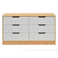 Cómoda Mobikit Misuri 6 Cajones
