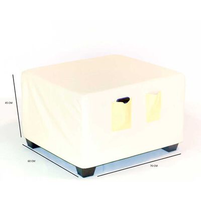 Imagen 2 del producto Pouf Cabsur Sorrento PU Beige