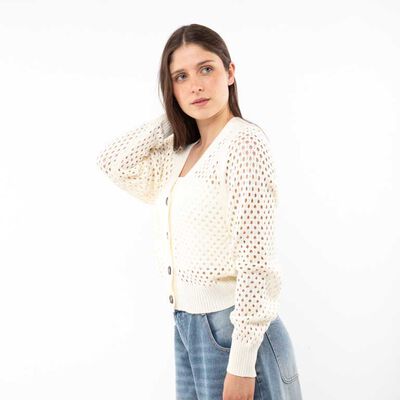 Sweater Crochet Mujer Icono