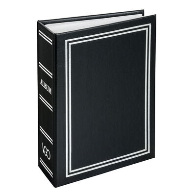 &Aacute;lbum Vgo Liso Econ&oacute;mico Negro 200 Fotos