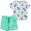 Conjunto Polera+Short de Algodón Chess Baby
