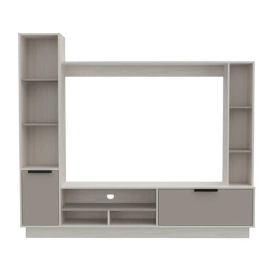 Imagen 1 del producto Centro de Entretenimiento TuHome Marsella Hasta 60"" Miebla Plomo