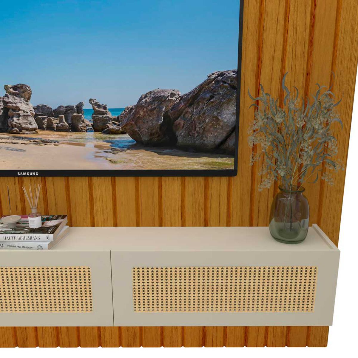 Home Decocasa Majestade Native hasta 85" Natural Off White