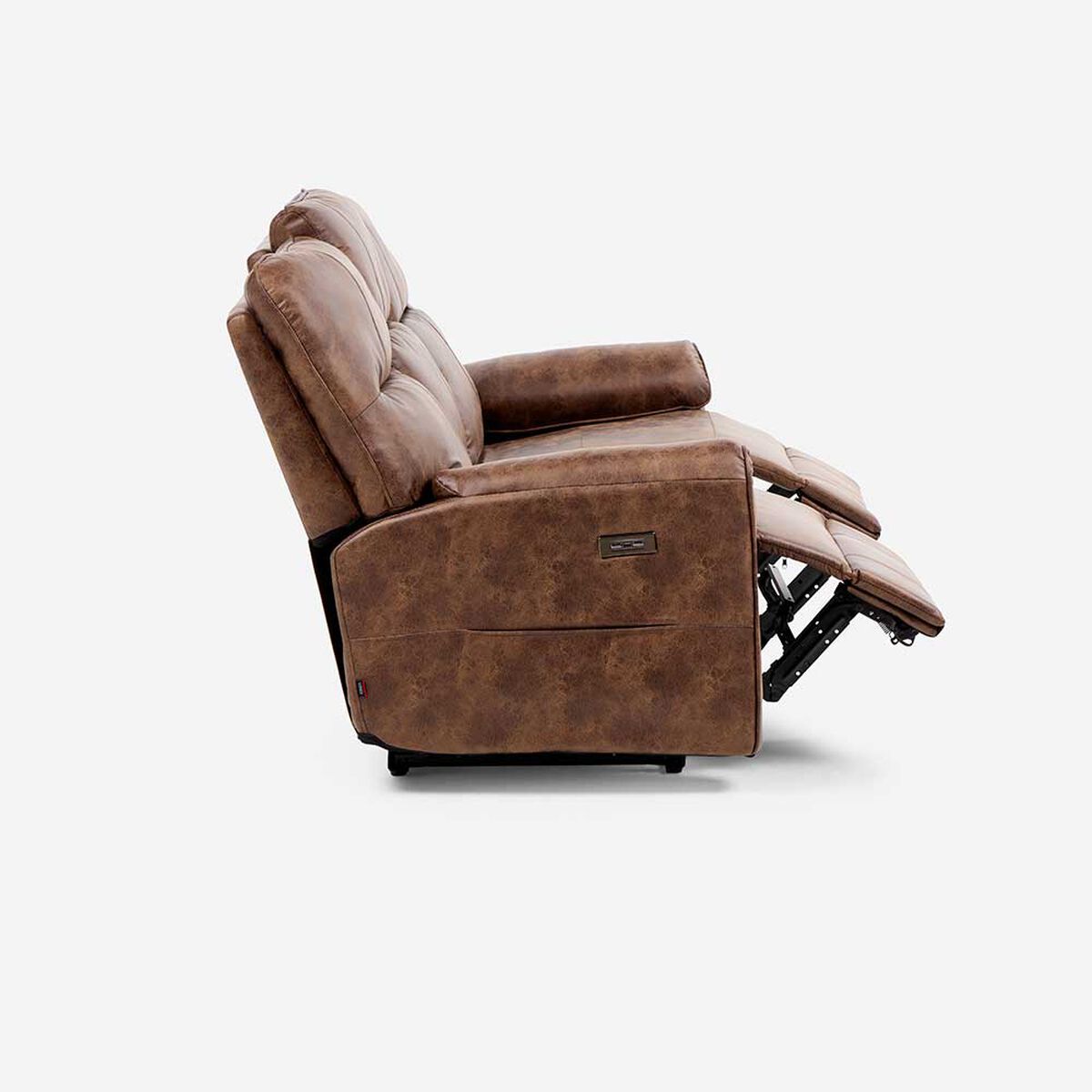 Sof&aacute; Reclinable Rosen Tolosa 3 Cuerpos Camel
