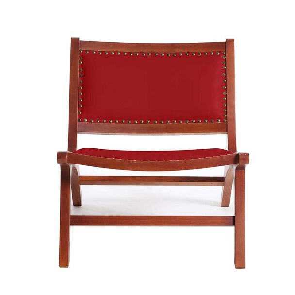 Sitial Latam Home Hannover PU 1 Cuerpo Rojo