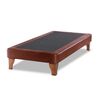 Base Europea Dividida Latam Home 1,5 Plazas Zen Cuero Café Moro