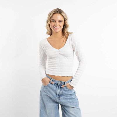 ICONO Polera Manga Larga Mujer Icono