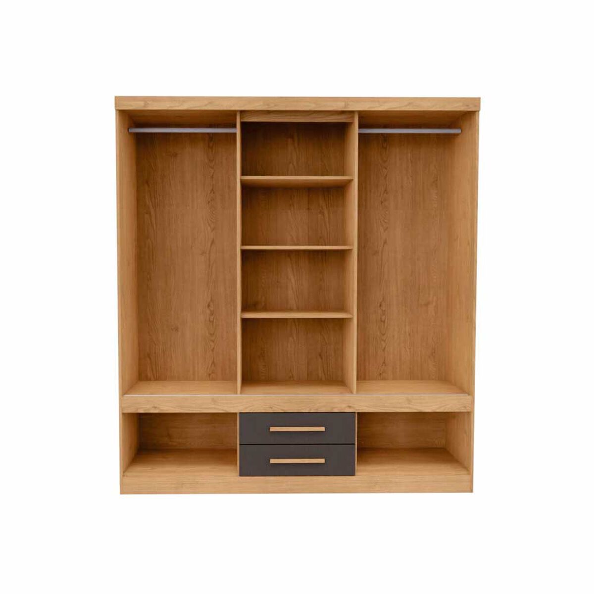 Closet Yardas Alexa 4 Puertas 4 Cajones Freij&oacute; Negro