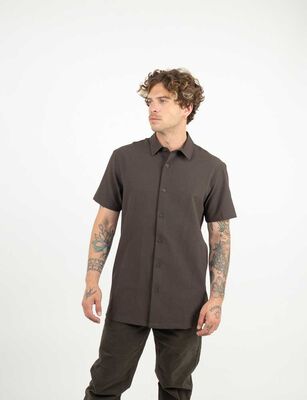 Imagen 1 del producto Camisa Manga Corta Hombre Zibel Gris, Negro