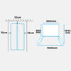 Refrigerador Side By Side Midea MRSBS-5300G689WE 527 lt