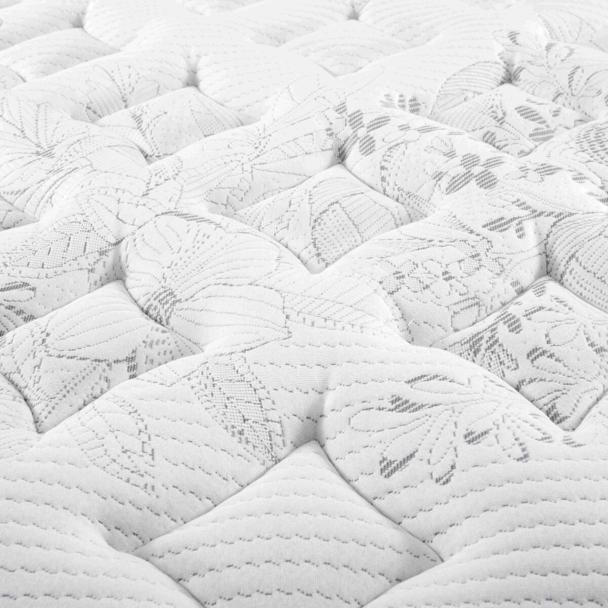 Cama Europea Flex 2 Plazas Majesty + 1 Respaldo + 2 Veladores