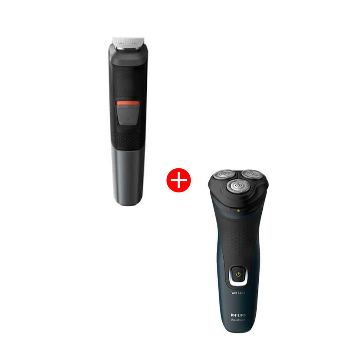 Combo Philips Recortadora Multigroom MG5730/15 + Afeitadora S1121/41