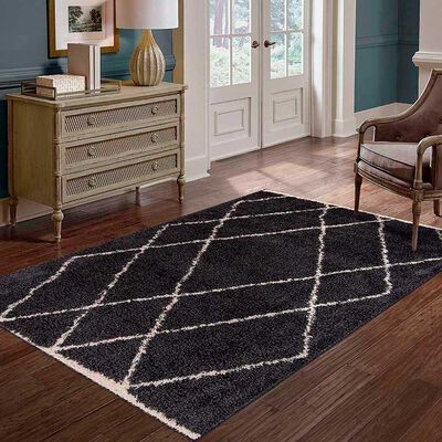 Imagen 2 del producto Alfombra Idetex Shaggy Guiza 170 x 230 cm Marengo