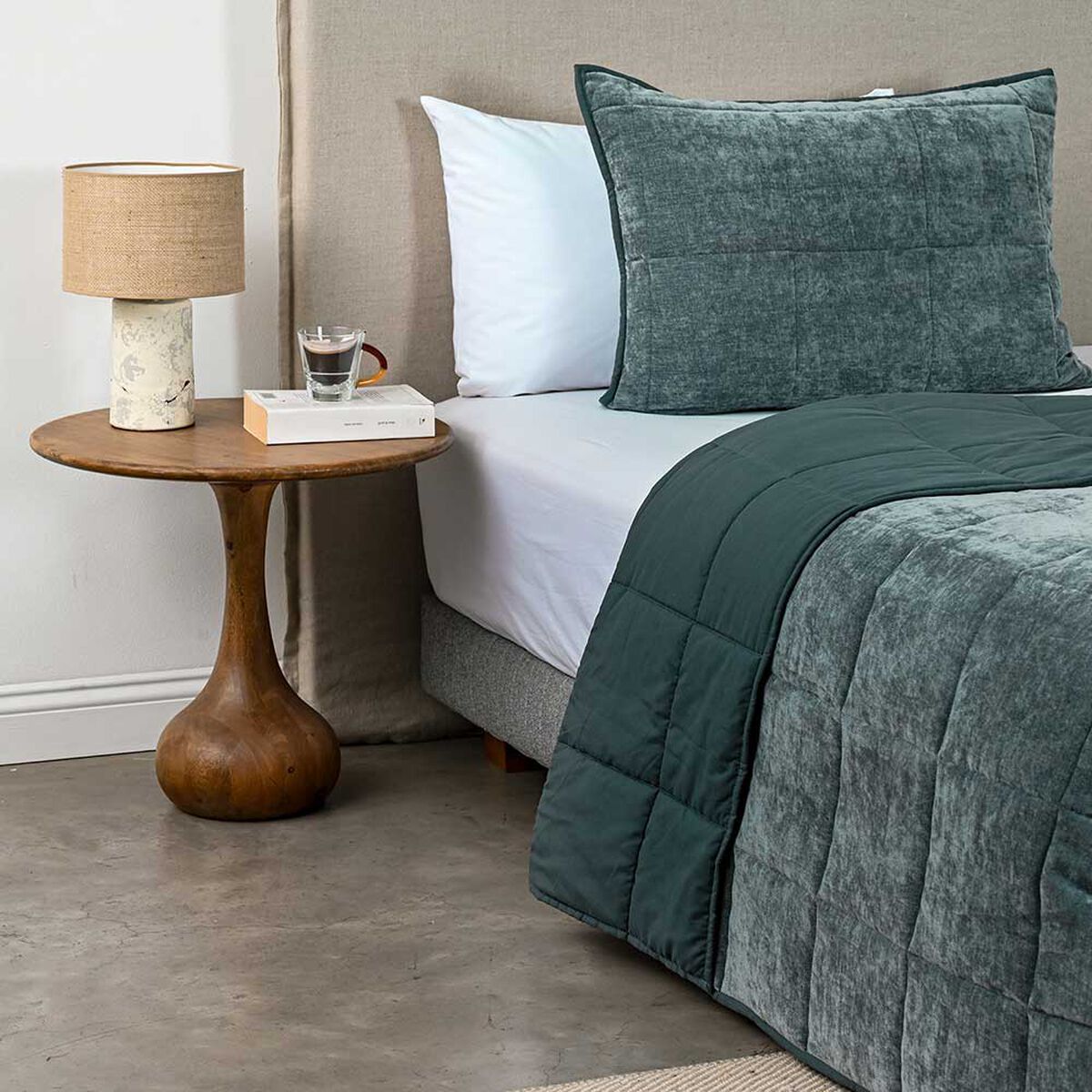 Quilt Cannon 1.5 Plazas Sidney Slate