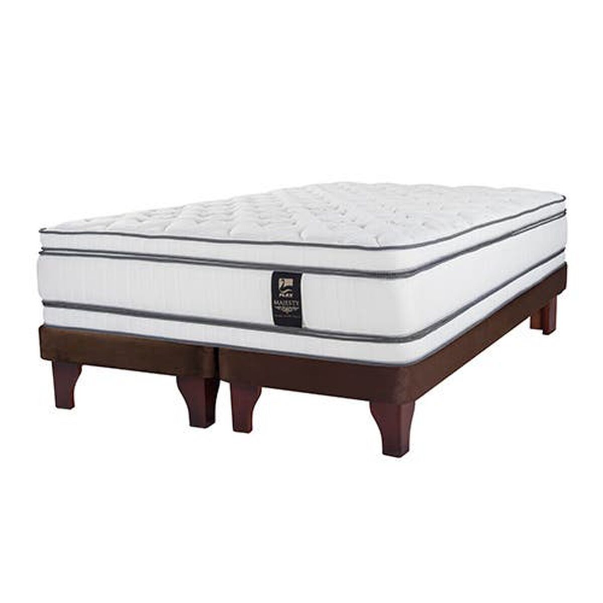 Cama Europea Flex Base Dividida 2 Plazas Majesty
