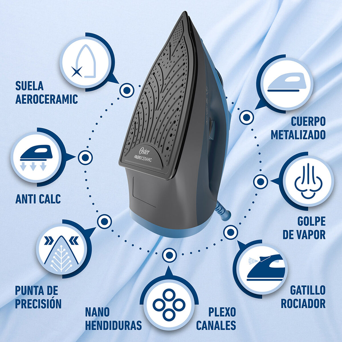 Plancha a Vapor Oster GCSTBS6052-052