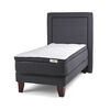 Cama Europea Drimkip 1,5 Plazas Plus Hybrido + Respaldo