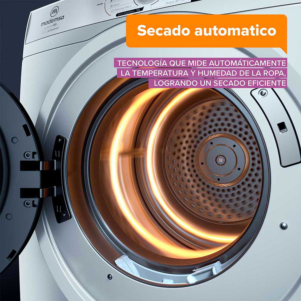 Secadora Carga Frontal 9DBZG PRO 9 Kg