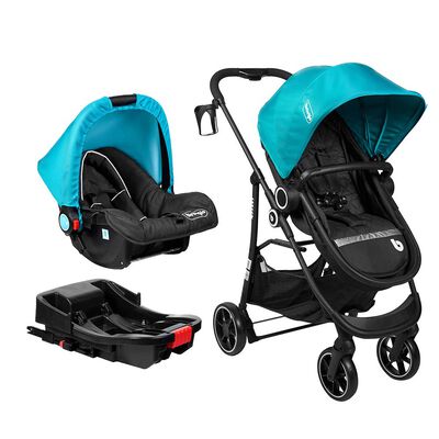Imagen 1 del producto Coche Travel System Isofix Oregon Turquesa Bebeglo