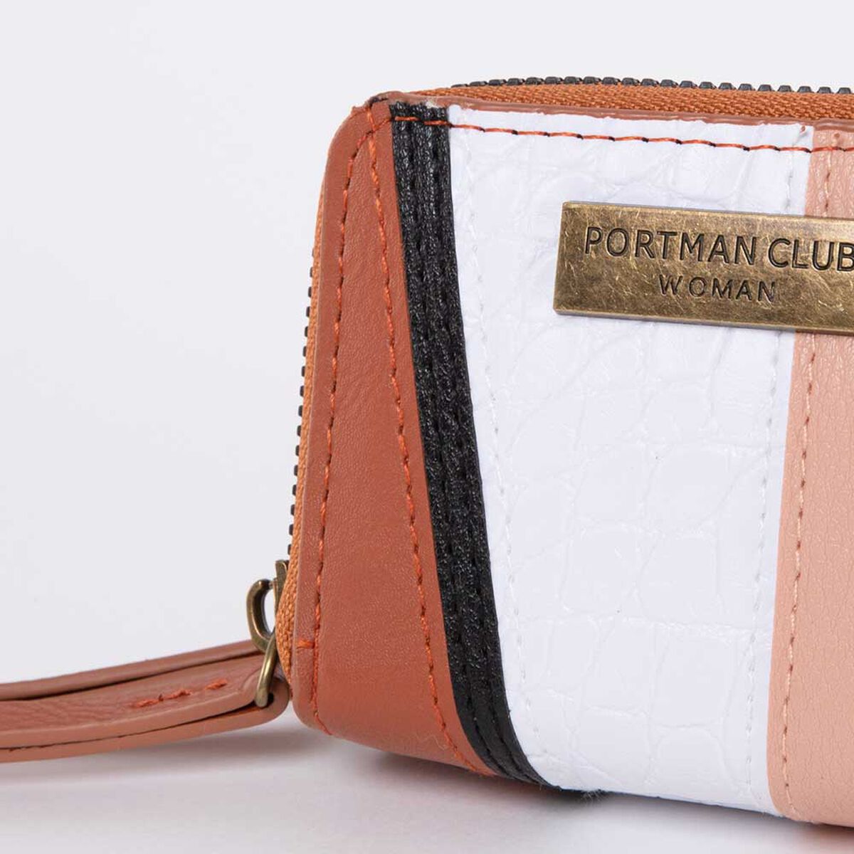 Billetera Eco Cuero Camel Mujer Portman Club
