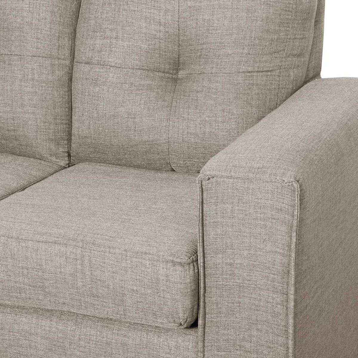 Sofá Black Factory Ranger 3 Cuerpos Beige