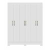Clóset Vekkahome Roma 6 Puertas 1 Cajón Blanco